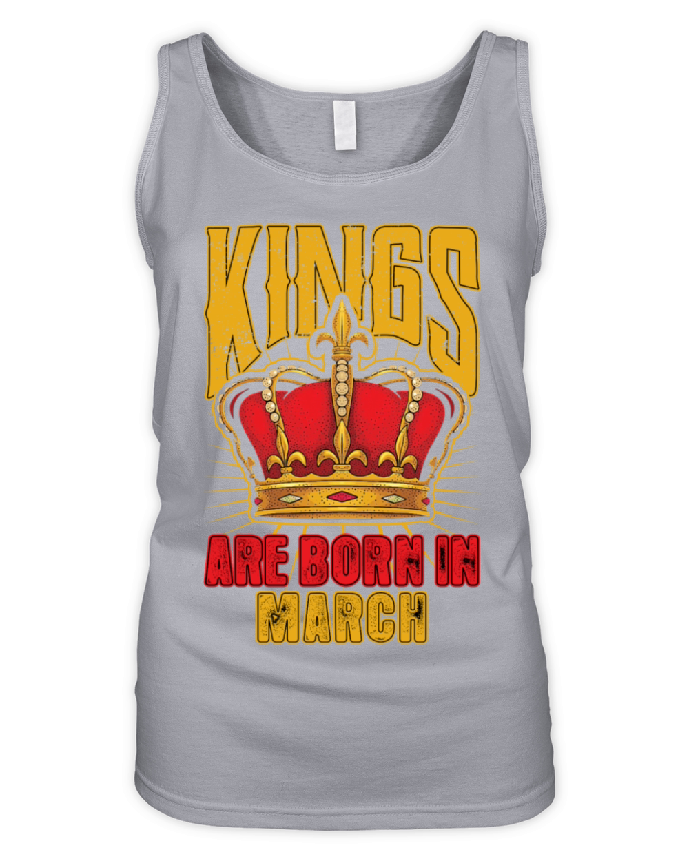 Kings Are Born In March Organic Women's Tank Top