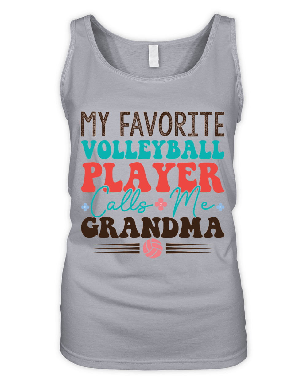 mother day My Favorite Volleyball Player Calls Me Grandma Organic Women's Tank Top