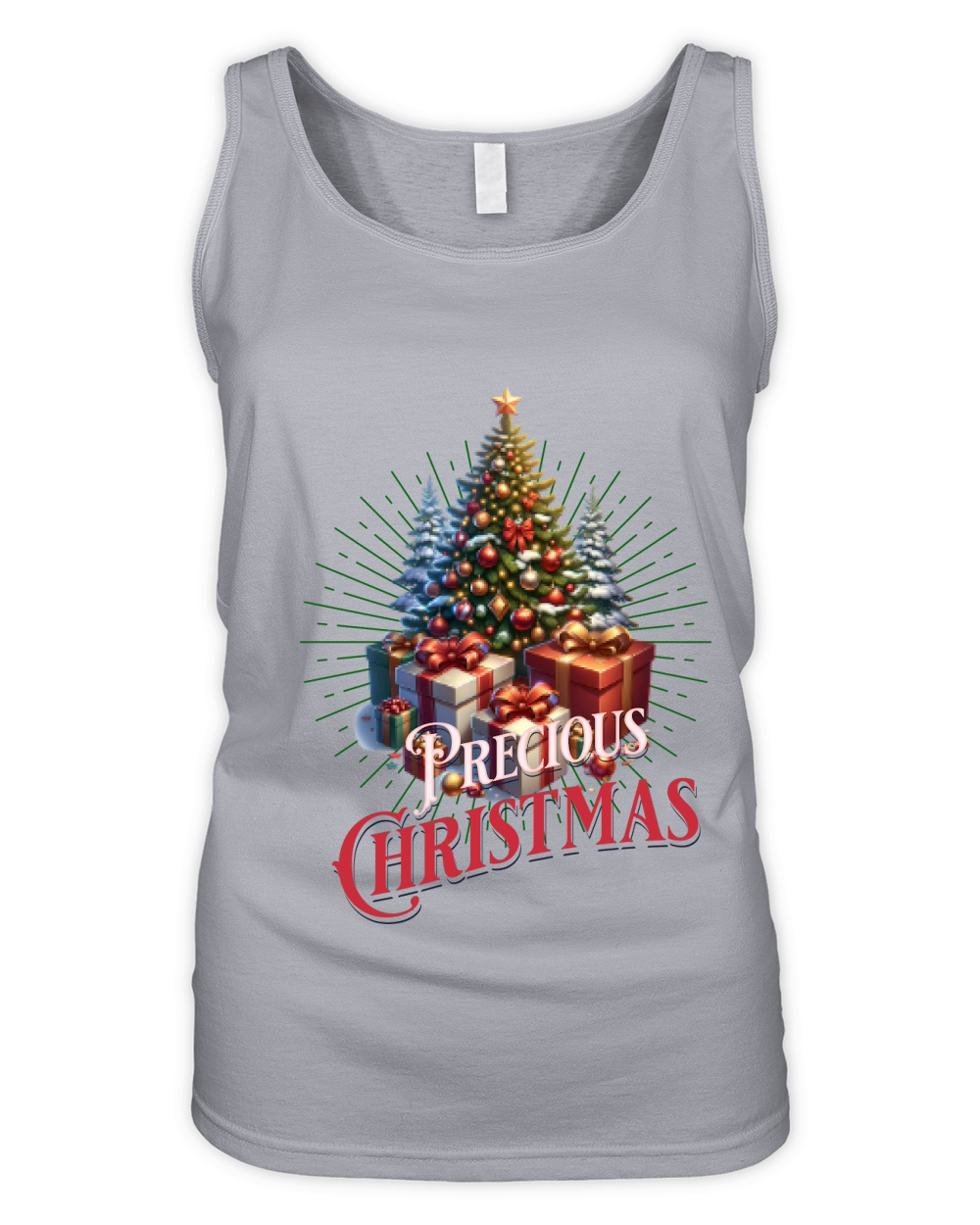 Precious Christmas Organic Women's Tank Top