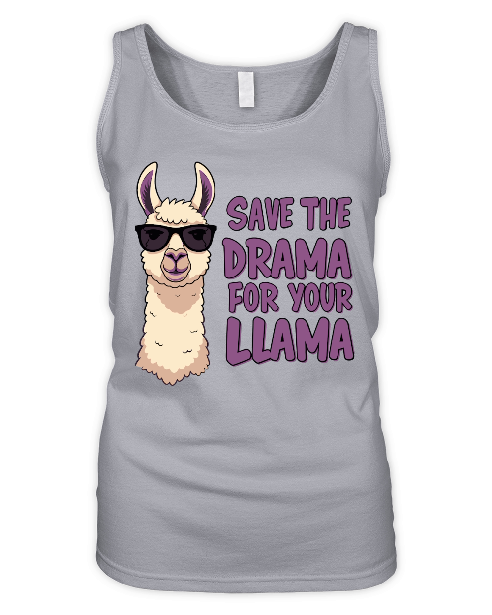Save the drama for your llama 2 Organic Women's Tank Top