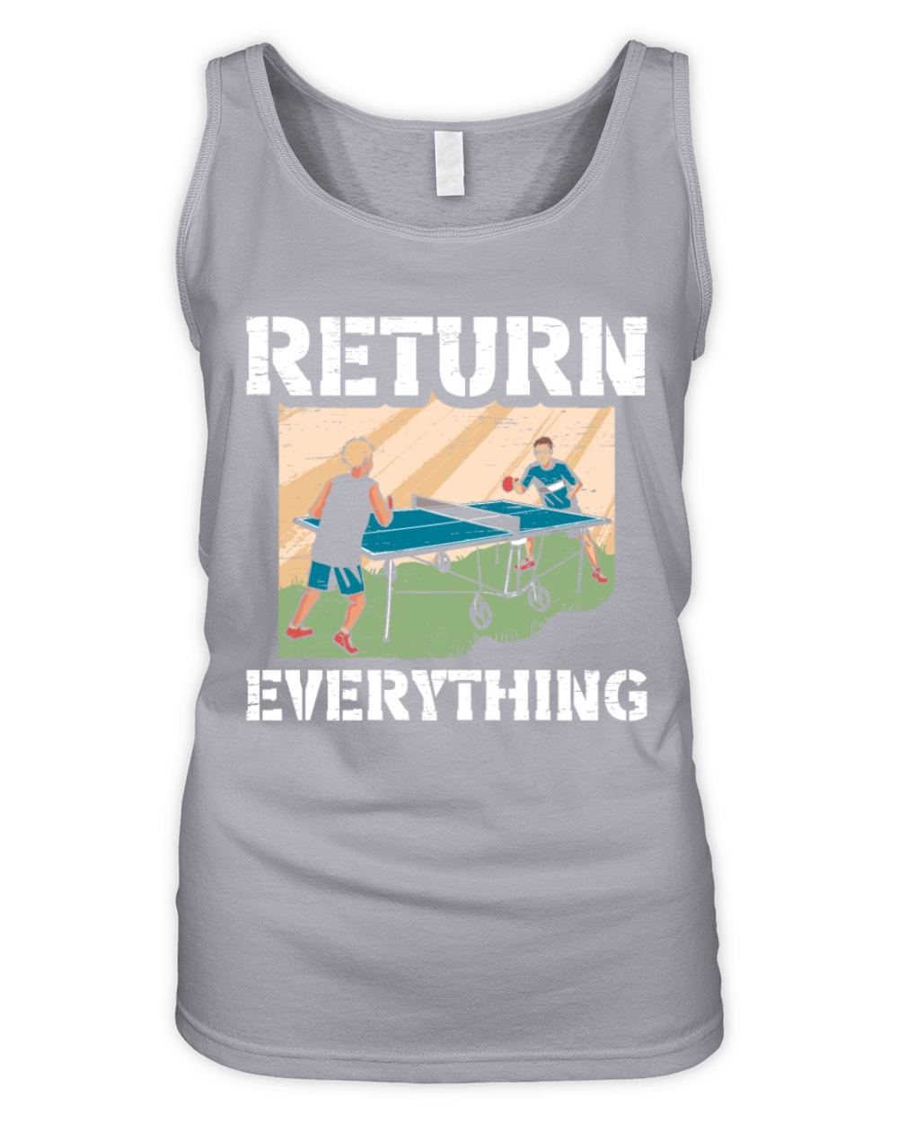 Table Tennis Ping Pong Return Everything Organic Women's Tank Top