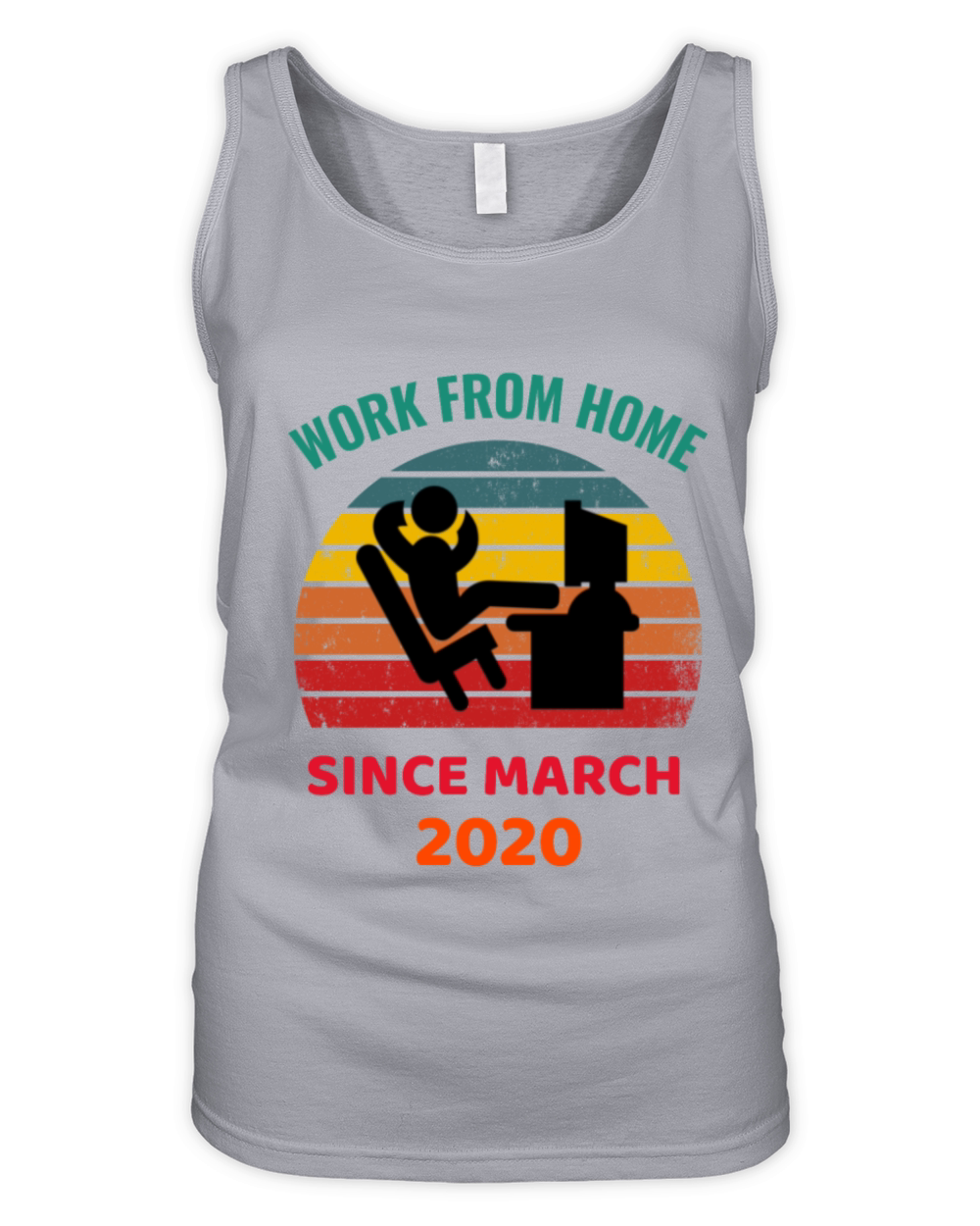 Work from Home - Employee of the Month Organic Women's Tank Top