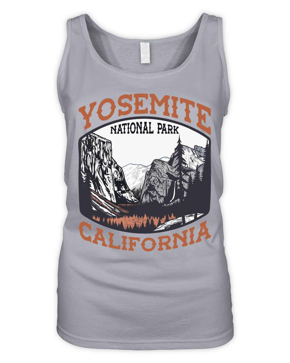 Yosemite National Park California Organic Women's Tank Top