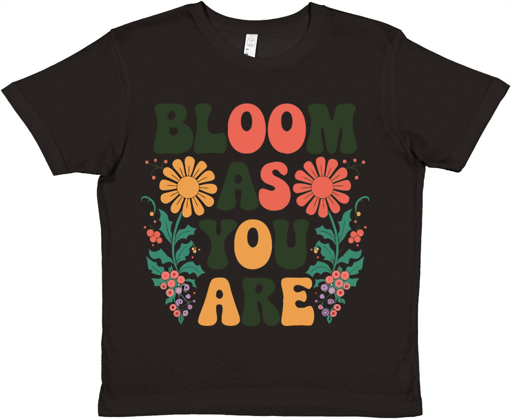 Bloom As You Are2 Premium Kids Crewneck T-shirt