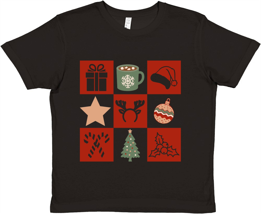 Christmas elements Premium Kids Crewneck T-shirt