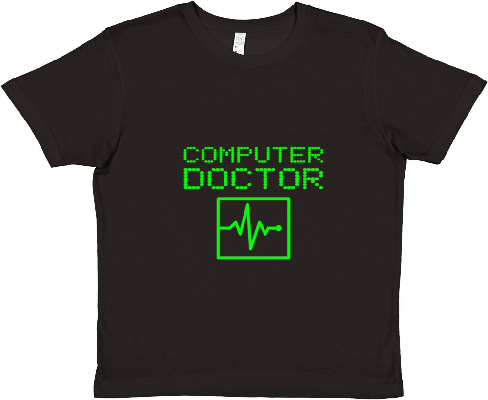Computer Doctor Funny Tech Support Repair Premium Kids Crewneck T-shirt