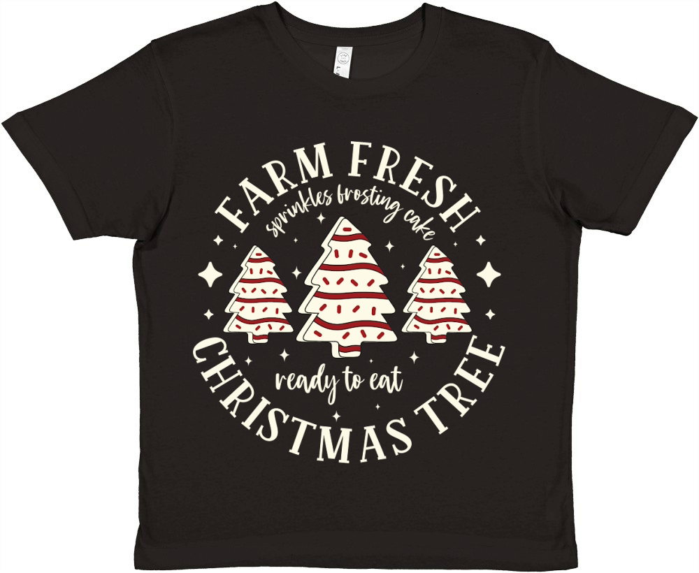 Farm Fresh Christmas Tree Premium Kids Crewneck T-shirt