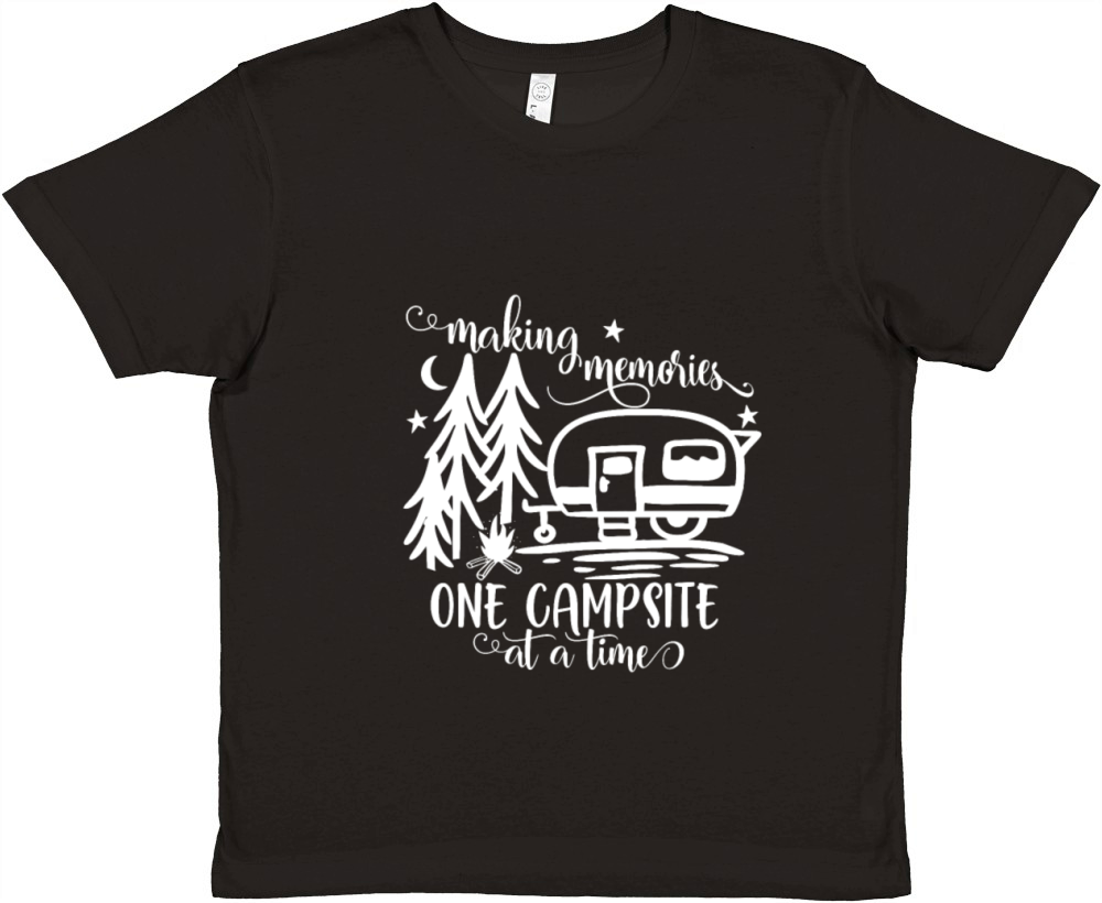 Making Memories One Campsite At A Time Outdoor Premium Kids Crewneck T-shirt