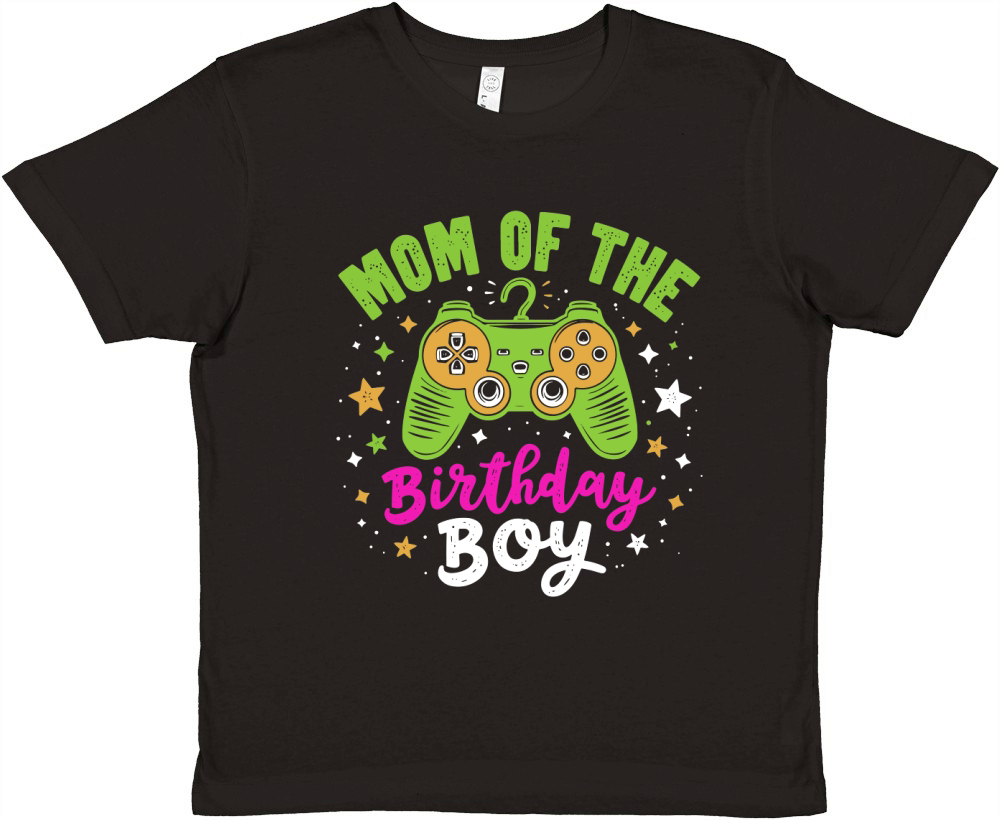 Mom of the birthday boy 8 Premium Kids Crewneck T-shirt