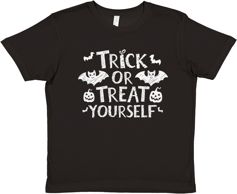 Trick Or Treat Yourself Premium Kids Crewneck T-shirt