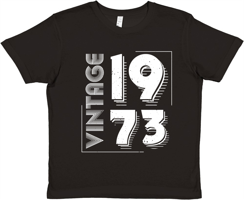 Vintage 1973 Limited Edition Birthday (2) Premium Kids Crewneck T-shirt