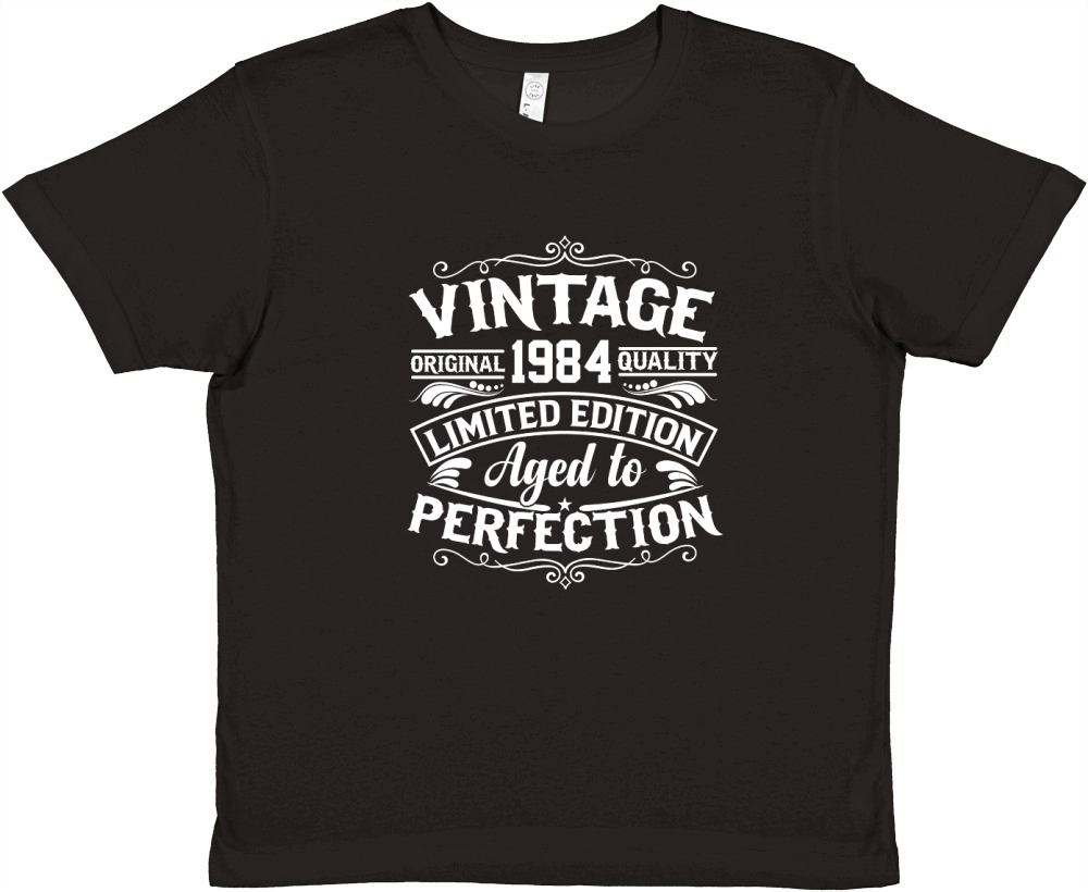 Vintage original 1984 quality limited edition aged to perfection Premium Kids Crewneck T-shirt