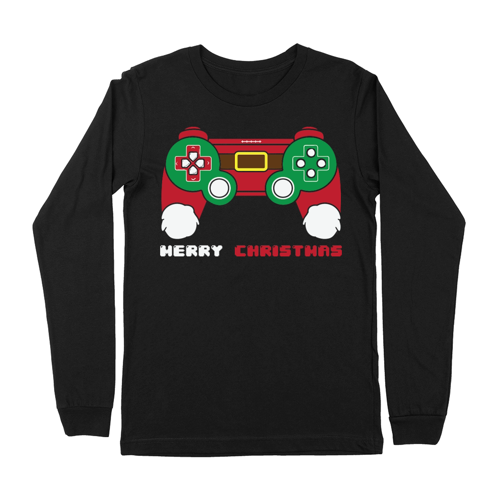 Christmas Gamer Game Controller Merry Christmas Premium Long Sleeve