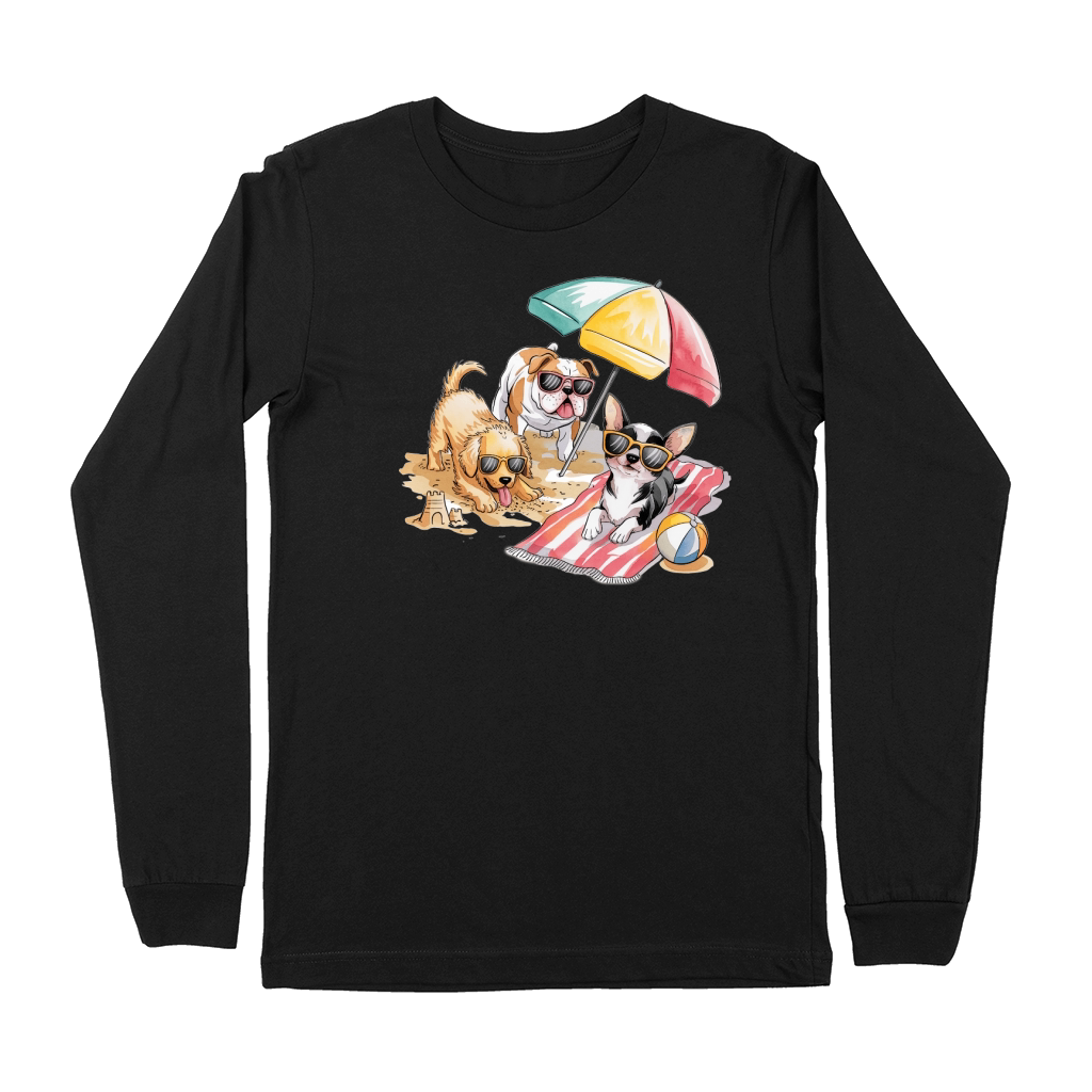 Dog Watercolor Bundle 03 Premium Long Sleeve