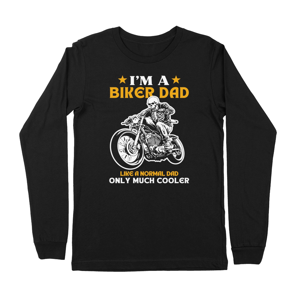 Im a Biker Dad Motorcycle Premium Long Sleeve
