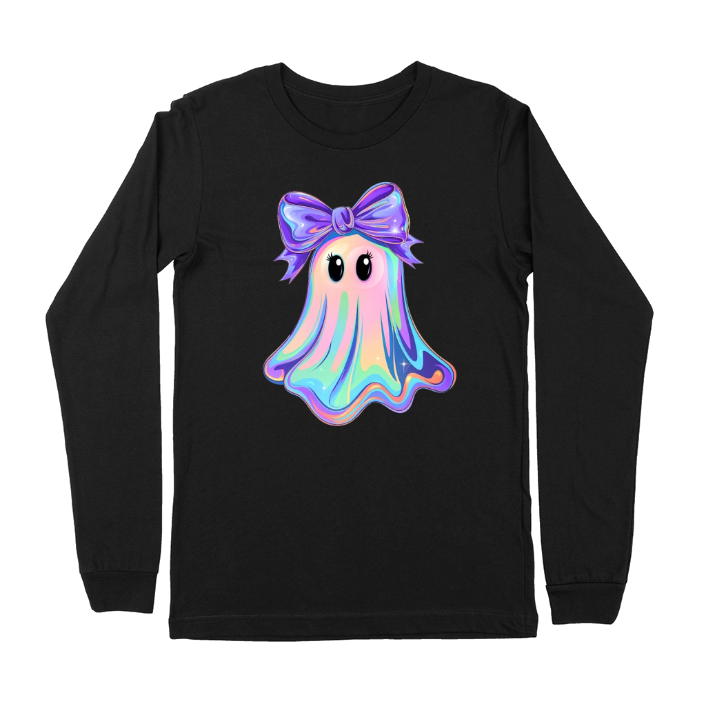 Iridescent Ghost Pumpkin 01 Premium Long Sleeve