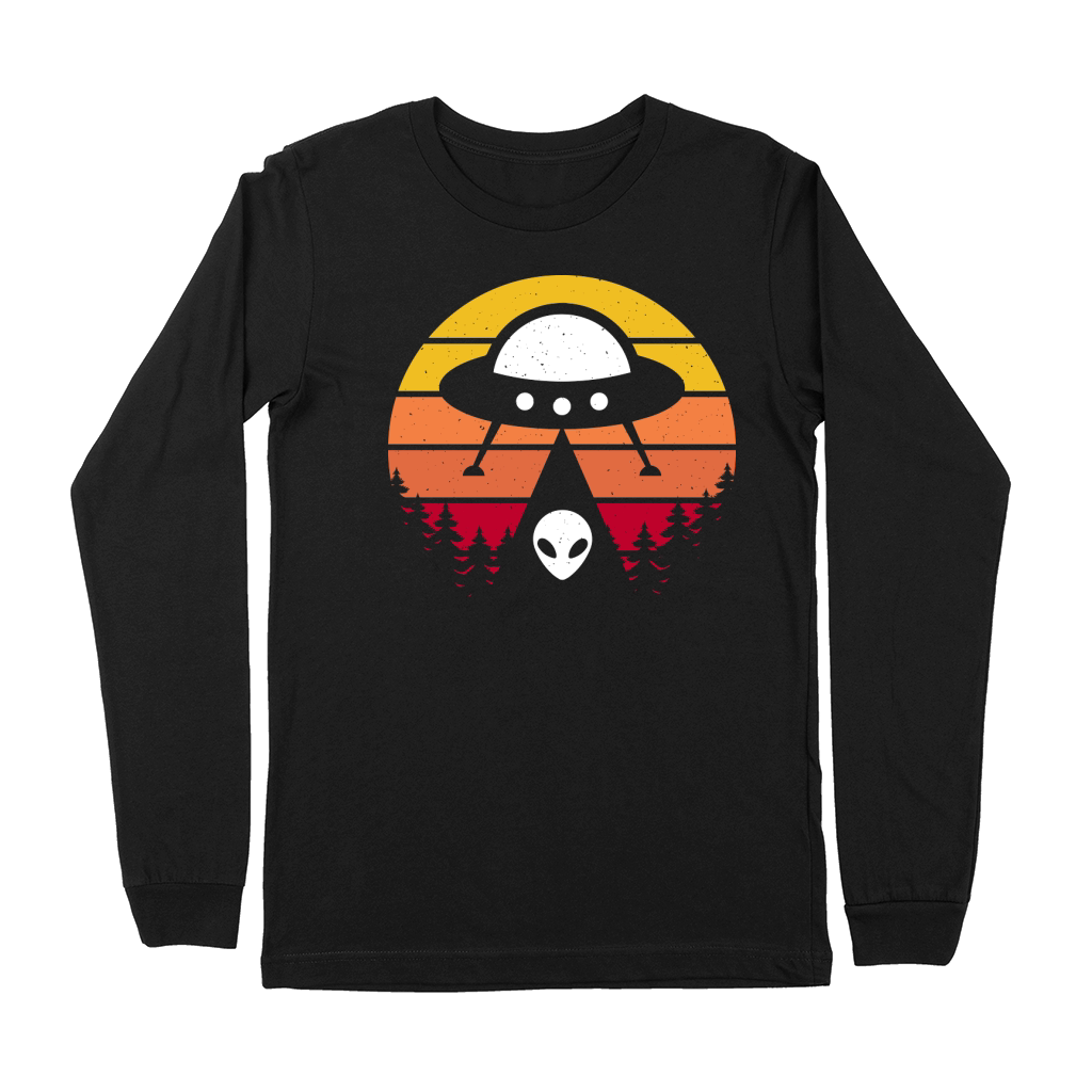 Vintage UFO Alien 9 Premium Long Sleeve