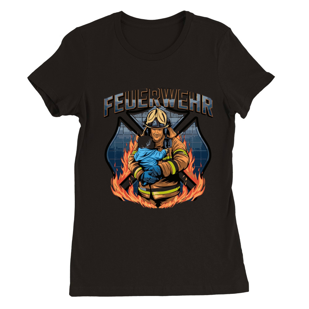 Feuerwehr 2 Premium Womens Crewneck T-shirt