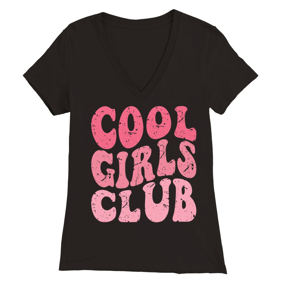 Cool girls club Premium Womens V-Neck T-shirt