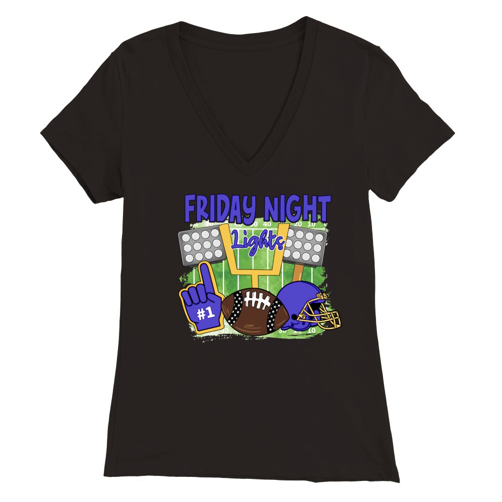 Friday night lights Premium Womens V-Neck T-shirt