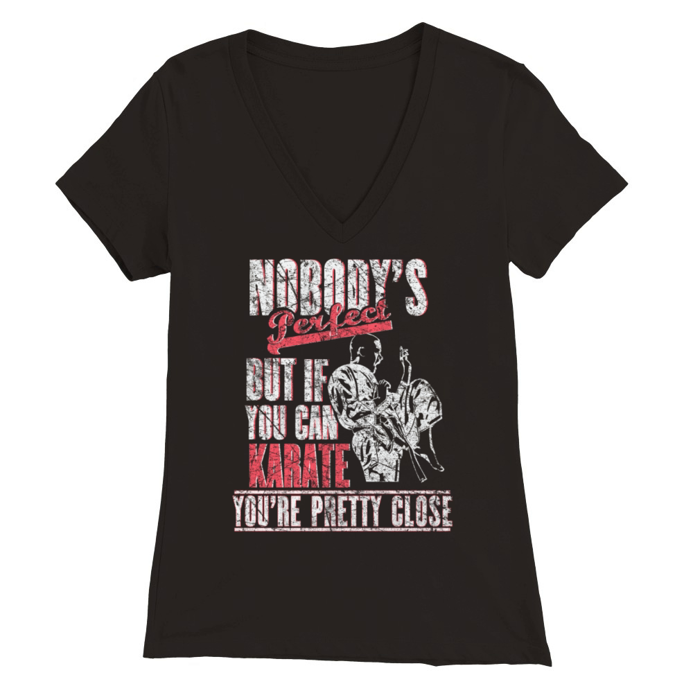 Martial Arts Saying Premium Womens V-Neck T-shirt