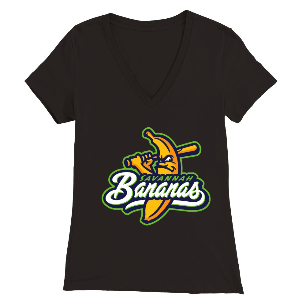 Savannah Bananas Premium Womens V-Neck T-shirt