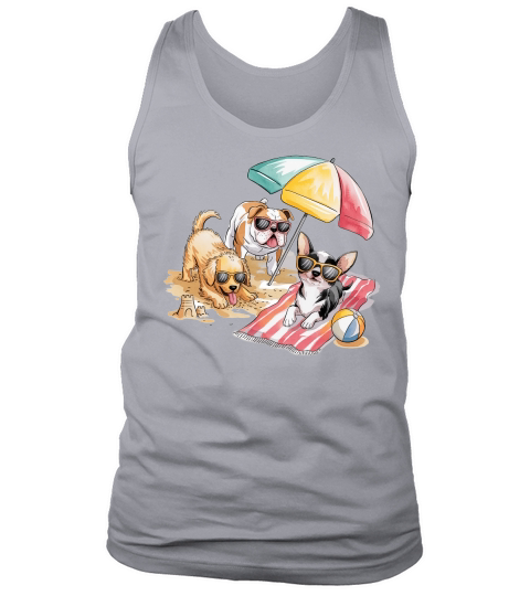 Dog Watercolor Bundle 03 Tank Top Unisex