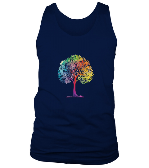 Magical Rainbow Tree Sublimation Bundle 05 Tank Top Unisex
