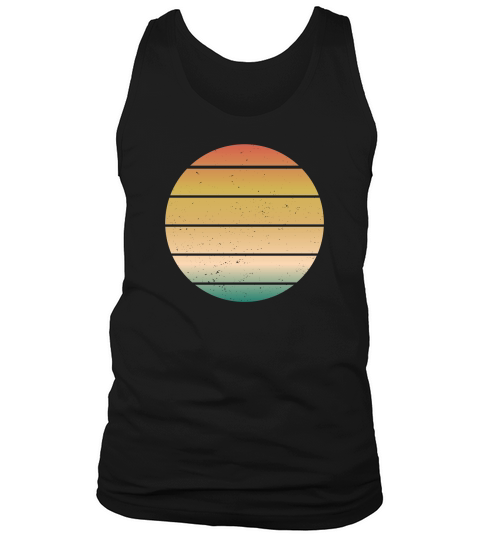 Vintage Retro Sunset (5) Tank Top Unisex