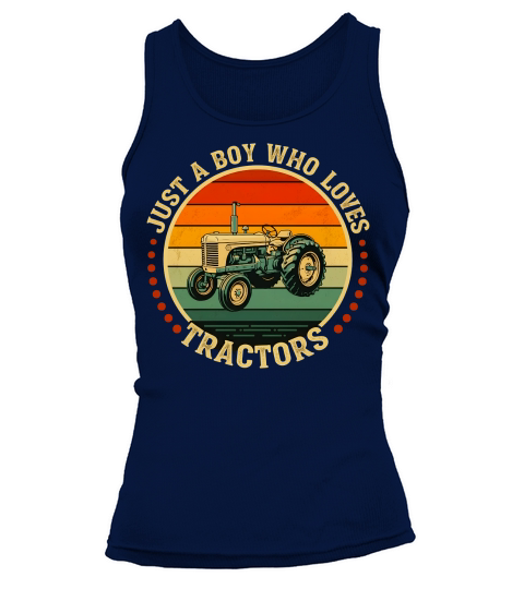 Just A Boy Loves Tractor Tank top Woman
