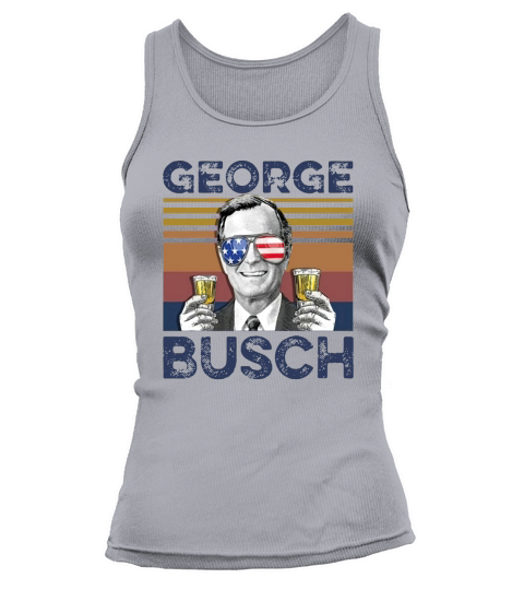 Vintage George W. Bush Busch 4th Of July Independence Day shirth Tank top Woman