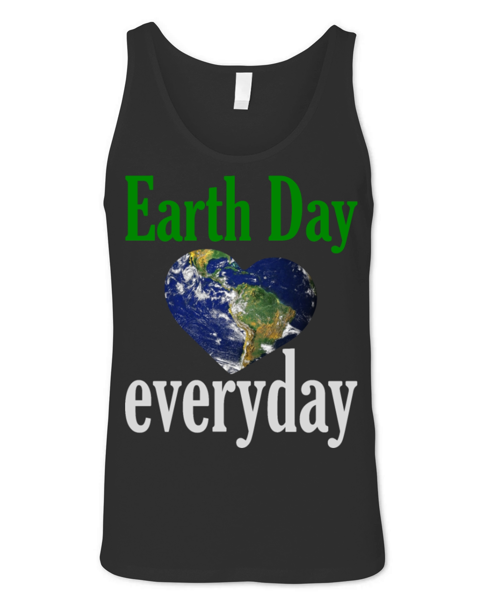 Earthday everyday Save the earth Unisex Jersey Tank