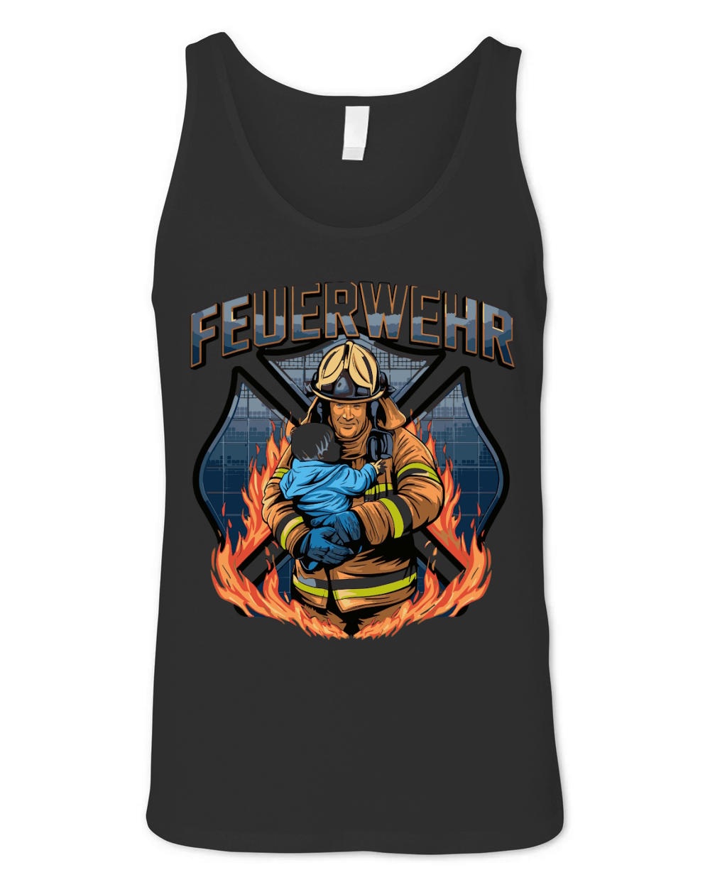 Feuerwehr 2 Unisex Jersey Tank