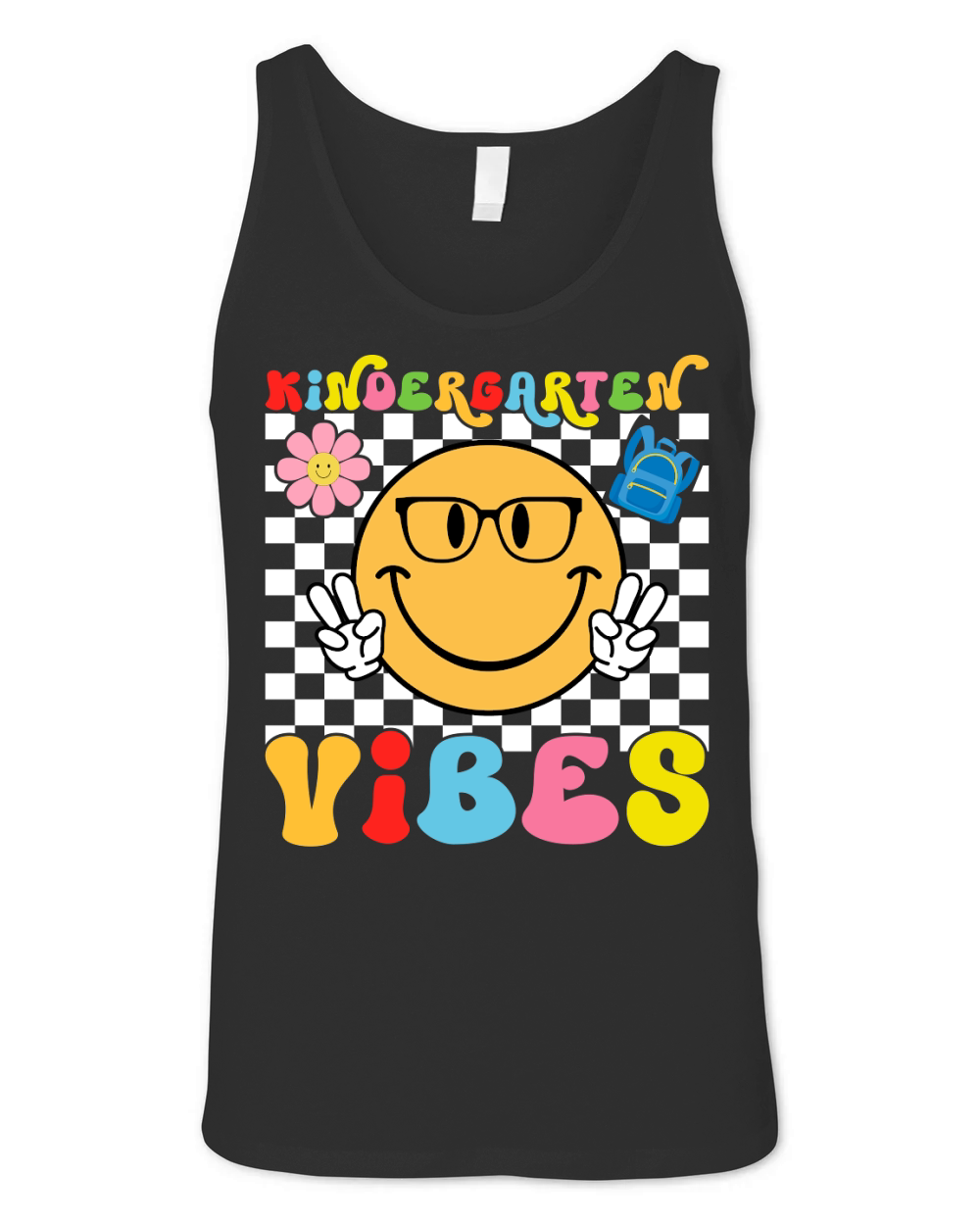 Kindergarten Vibes 2 Unisex Jersey Tank