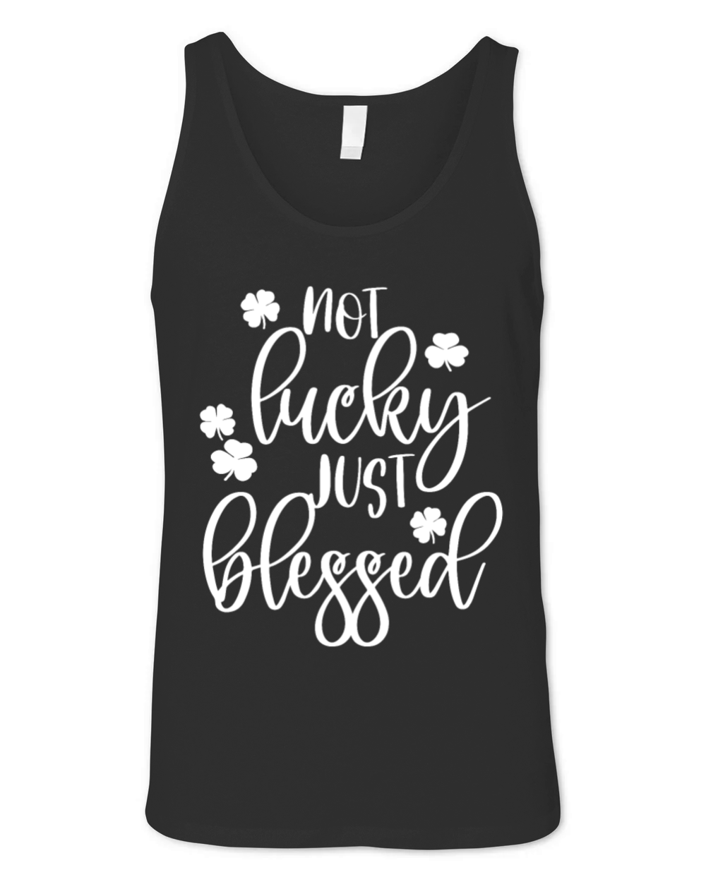 Lucky blessed St Patricks day Unisex Jersey Tank