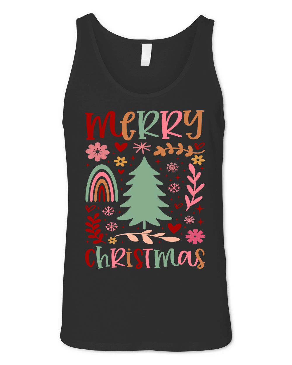merry christmas 40 03 Unisex Jersey Tank