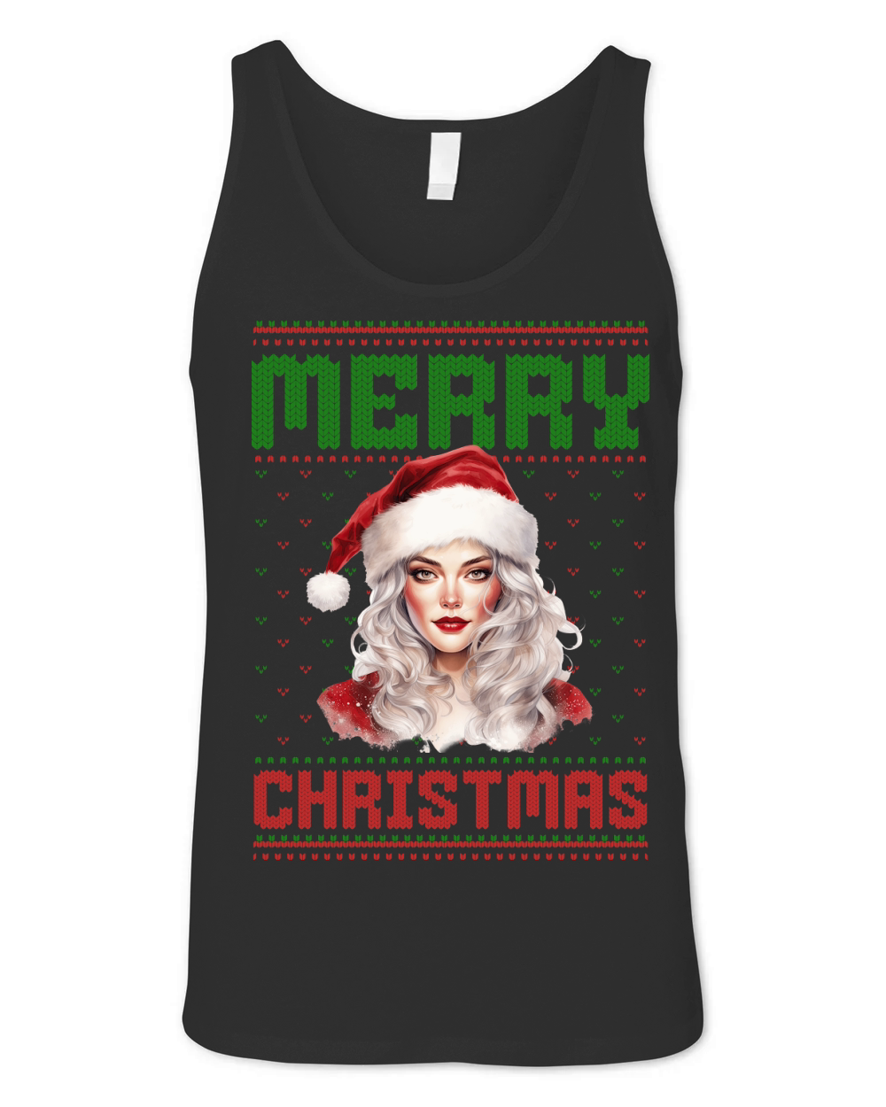 Merry christmas 59 62 Unisex Jersey Tank