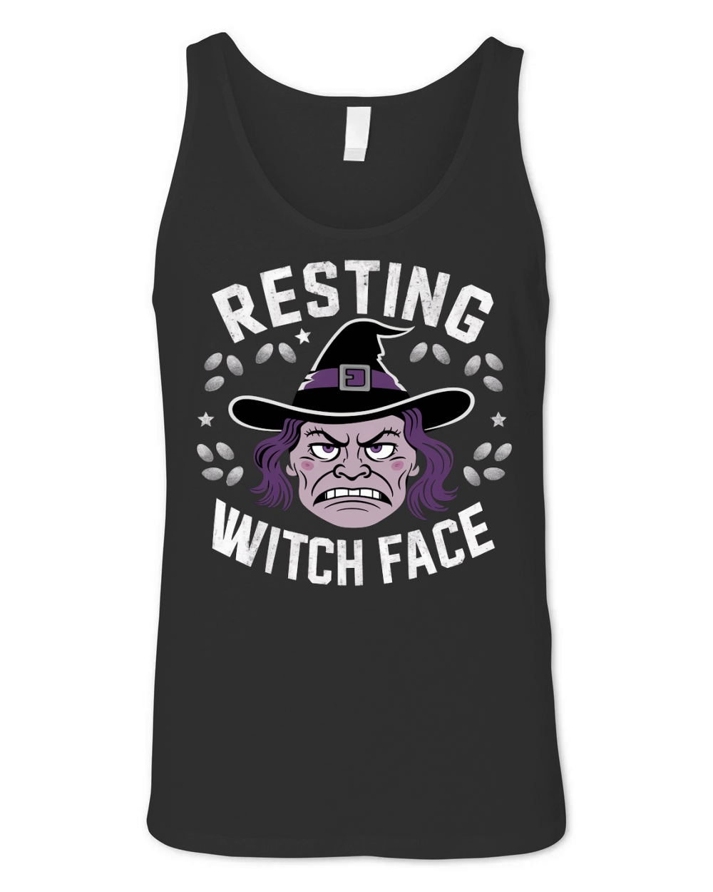 Resting witch face Unisex Jersey Tank