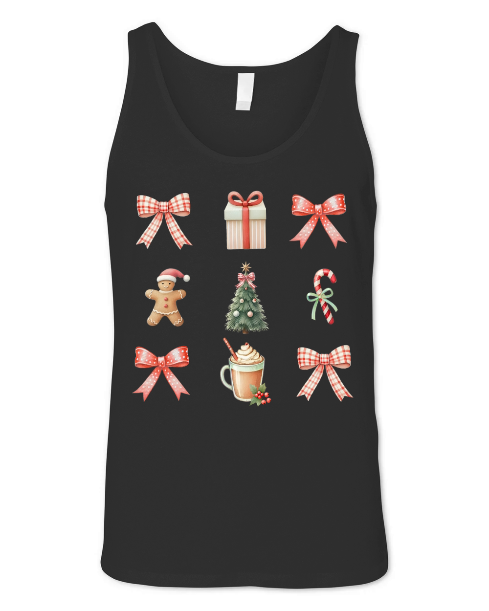 Vintage Christmas Unisex Jersey Tank