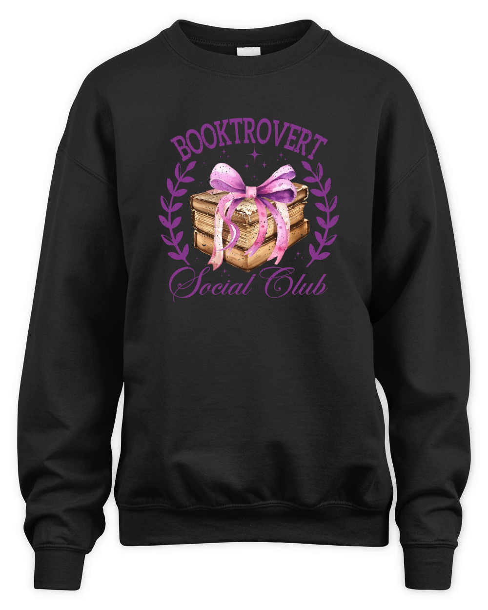 Booktrovert Social Club Unisex Premium Crewneck Sweatshirt