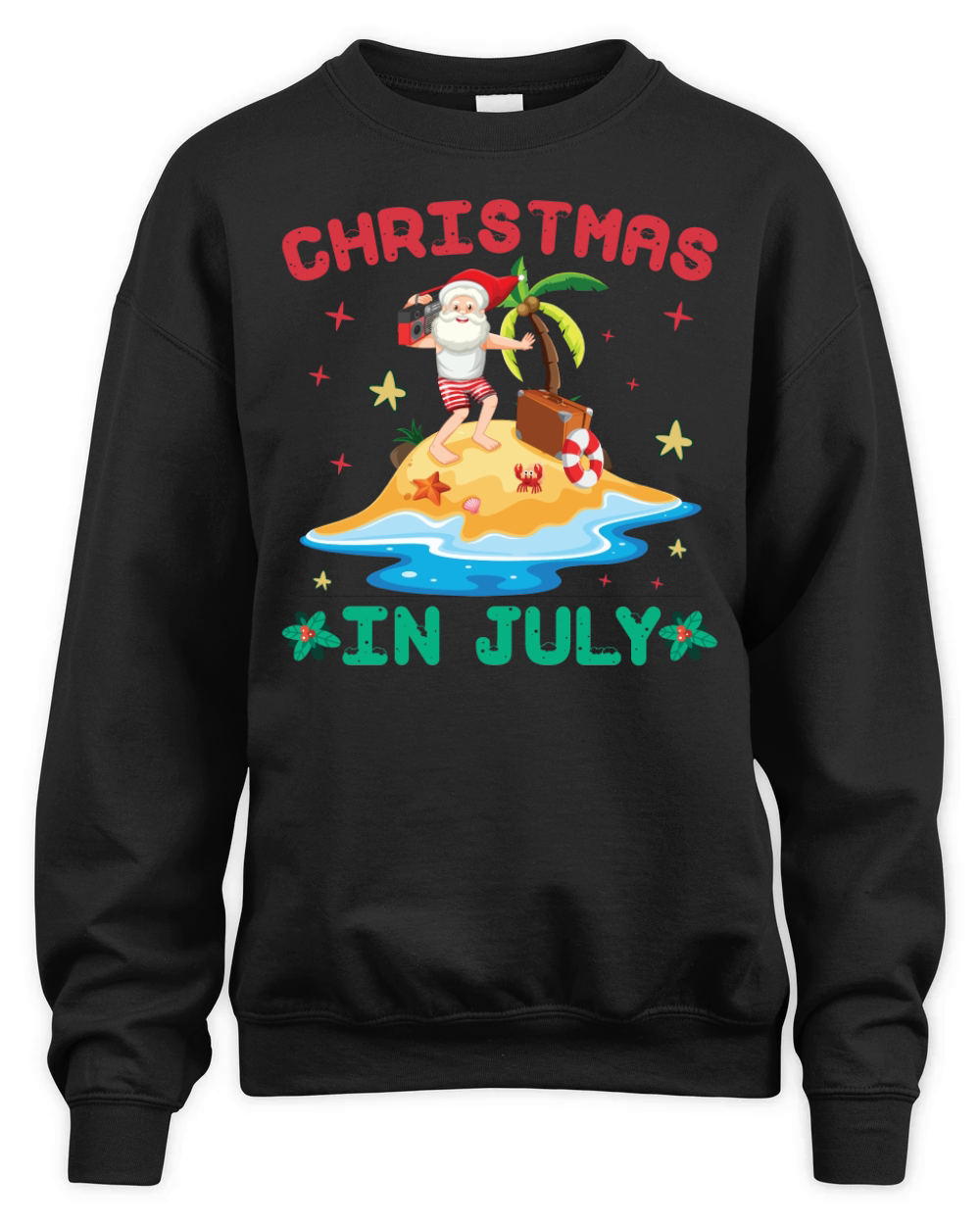 Christmas in July 9 Unisex Premium Crewneck Sweatshirt