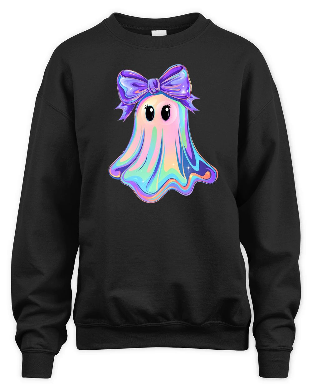 Iridescent Ghost Pumpkin 01 Unisex Premium Crewneck Sweatshirt