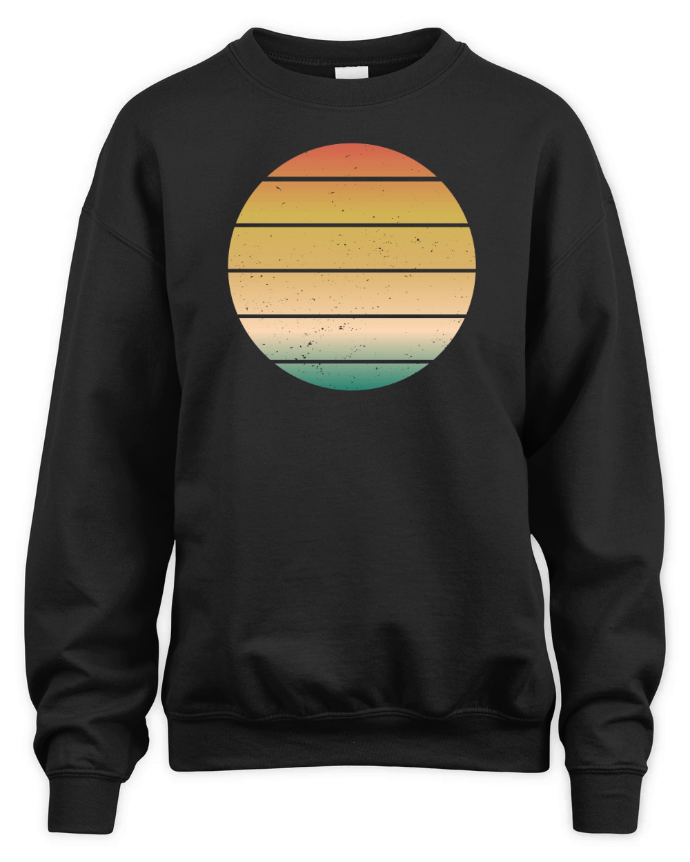 Vintage Retro Sunset (5) Unisex Premium Crewneck Sweatshirt