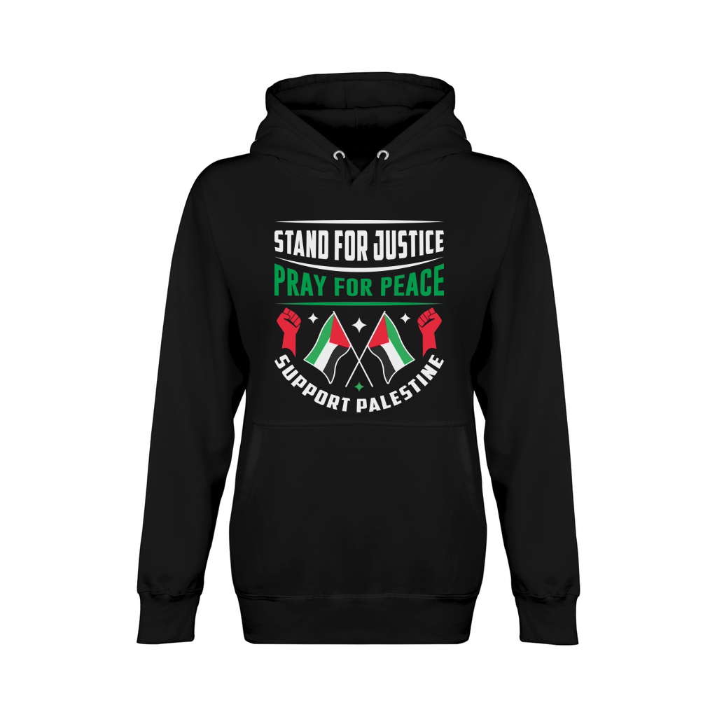 Stand For Justice Pray For Peace Support Palestine 01 Unisex Premium Pullover Hoodie