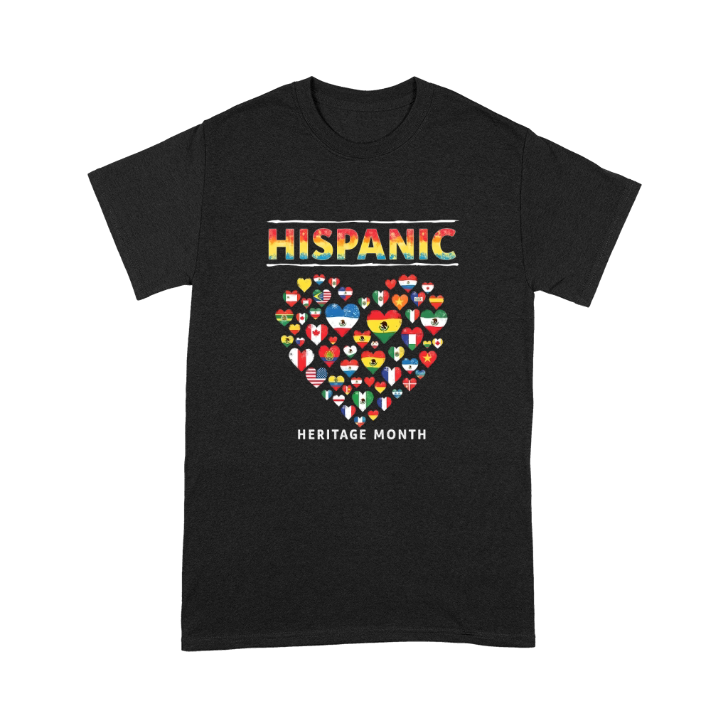 Colorful Heart of Hispanic Heritage Month Unisex T-Shirt