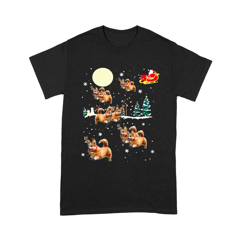 Corgi Christmas Santa Claus Unisex T-Shirt