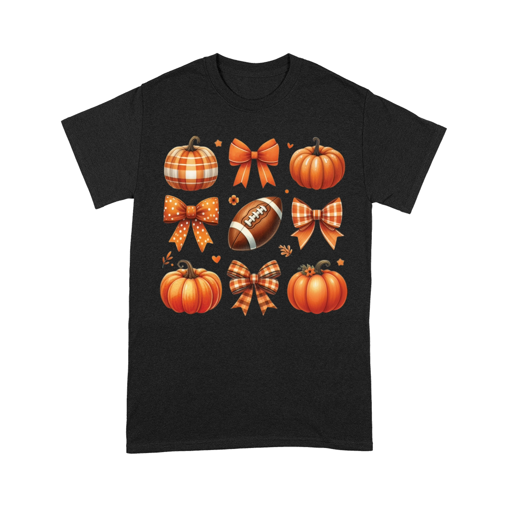 FallCoquetteBowPumpkin Unisex T-Shirt