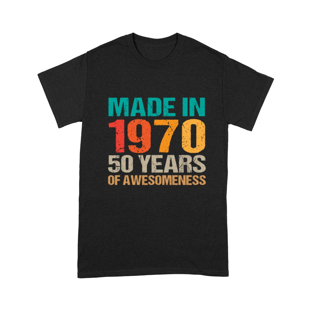 Vintage Made in 1970 - 50 Years Old Birthday Gift Unisex T-Shirt