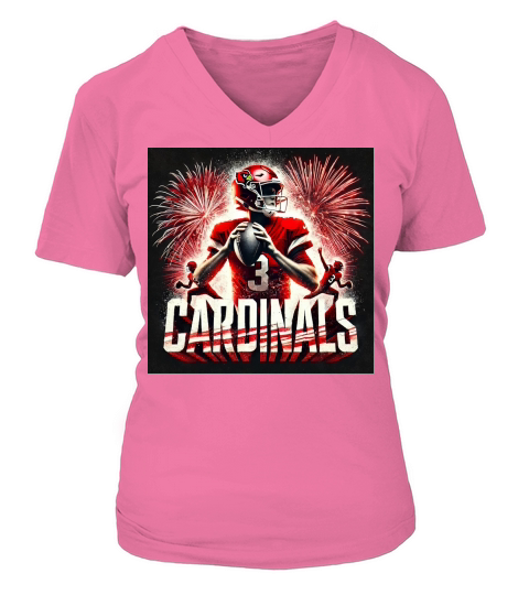 Cardinals V-neck T-Shirt Woman