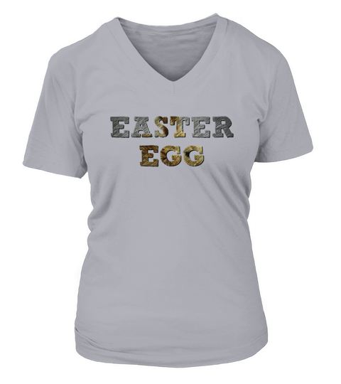 Easter Egg V-neck T-Shirt Woman